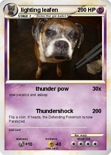 Pokemon lighting leafen