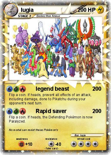 Pokemon lugia