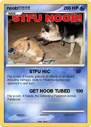 Pokemon noob!!!!!!!!!