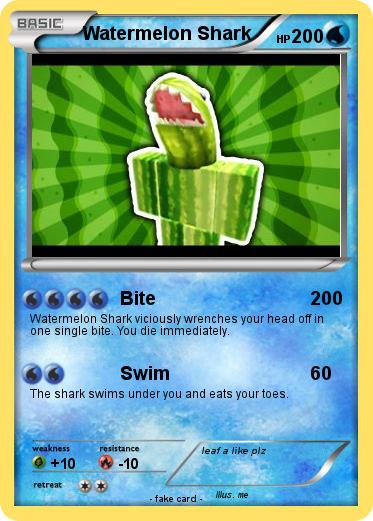Pokemon Watermelon Shark