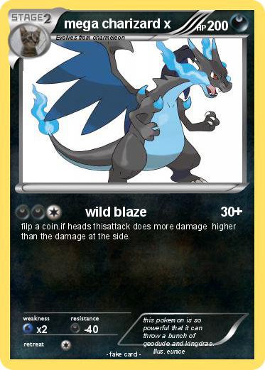 Pokemon mega charizard x