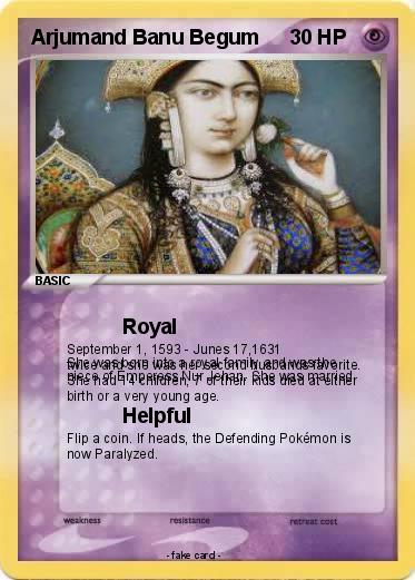 Pokemon Arjumand Banu Begum