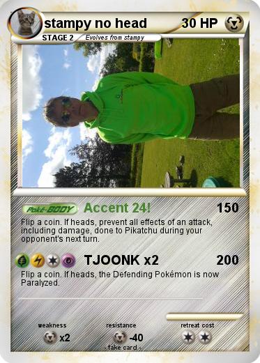 Pokemon stampy no head