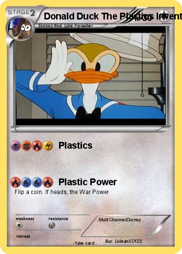 Pokemon Donald Duck The Plastics Inventor