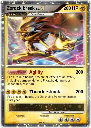 Pokemon Zorack break Pokemon Zorack break