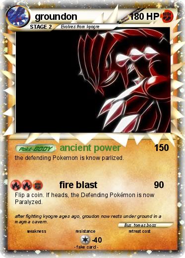 Pokemon groundon