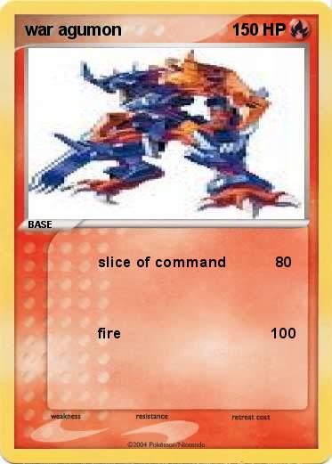 Pokemon war agumon