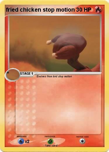 Pokemon fried chicken stop motion