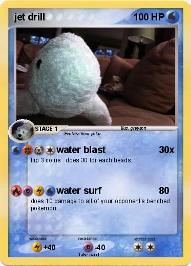 Pokemon jet drill