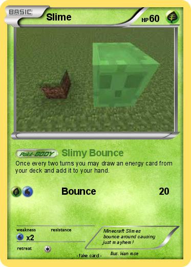 Pokemon Minecraft Slime 32po