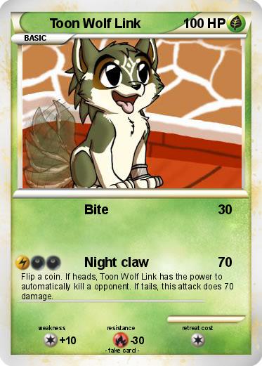 Pokemon Toon Wolf Link