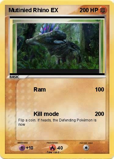 Pokemon Mutinied Rhino EX