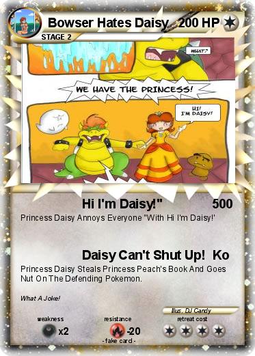 Pokemon Bowser Hates Daisy