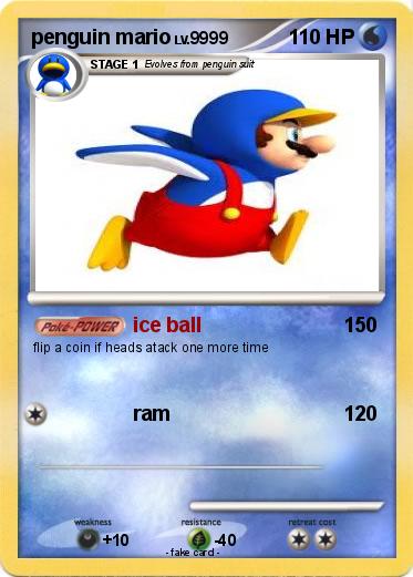 Pokemon penguin mario