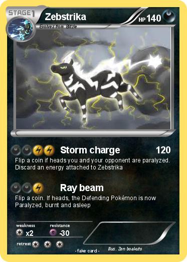 Pokemon Zebstrika