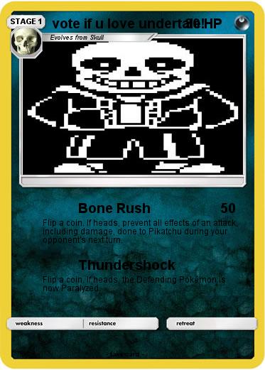 Pokemon vote if u love undertale!