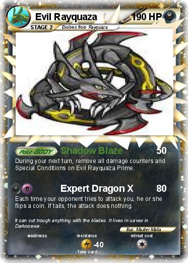 Pokemon Evil Rayquaza