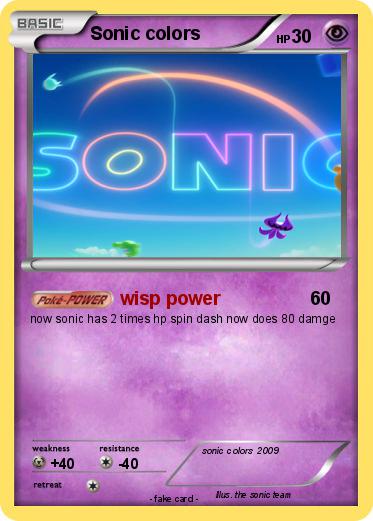 Pokemon Sonic colors