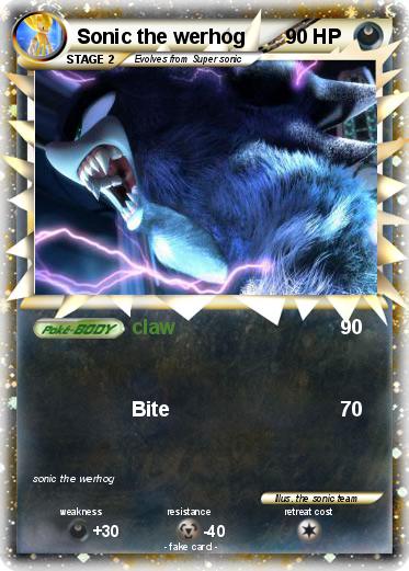 Pokemon Sonic the werhog