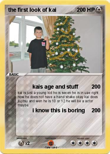Pokemon the first look of kai