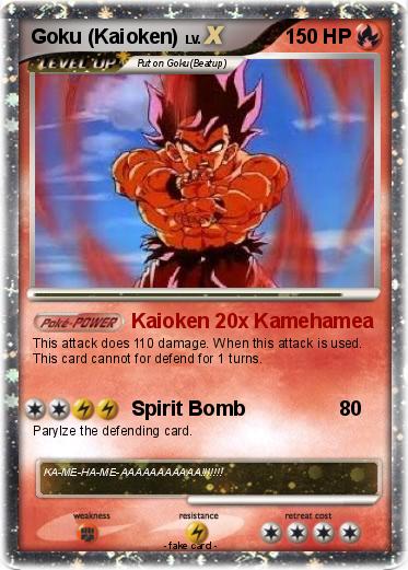 Pokemon Goku (Kaioken)