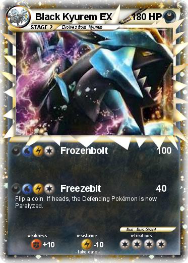 Pokemon Black Kyurem EX