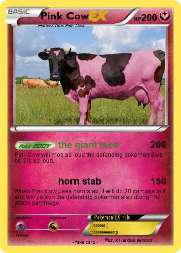 Pokemon Pink Cow