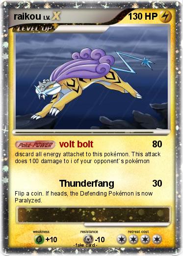 Pokemon raikou