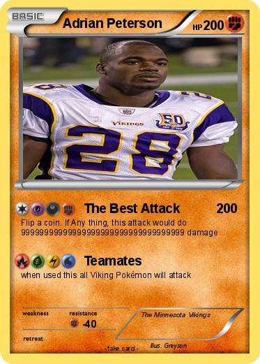 Pokemon Adrian Peterson