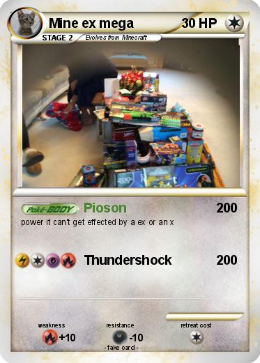 Pokemon Mine ex mega
