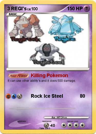 Pokemon 3 REGI's