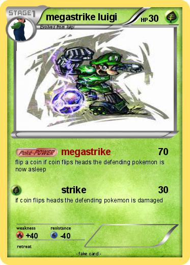 Pokemon megastrike luigi