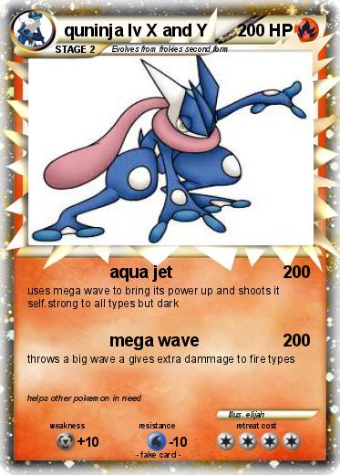 Pokemon quninja lv X and Y