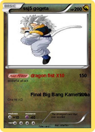 Pokemon ssj5 gogeta