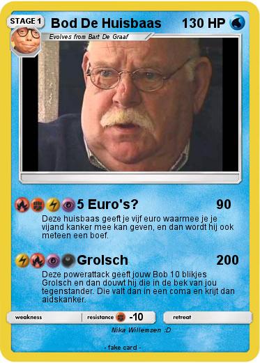 Pokemon Bod De Huisbaas