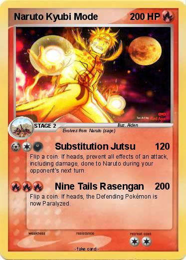 Pokemon Naruto Kyubi Mode