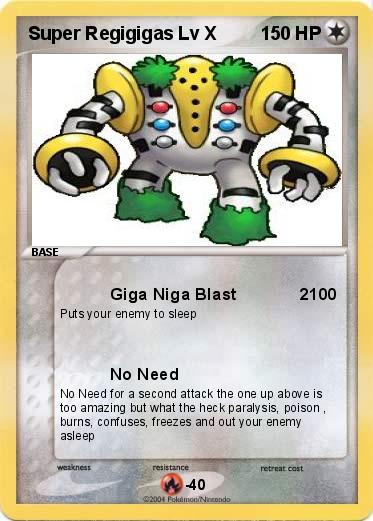 Pokemon Super Regigigas Lv X 