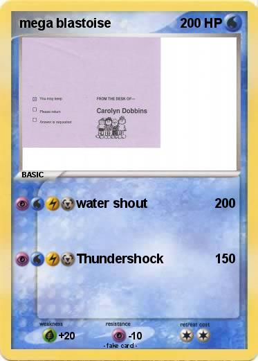Pokemon mega blastoise