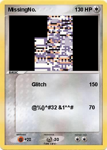 Pokemon MissingNo.