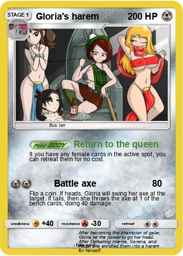 Pokemon Gloria's harem