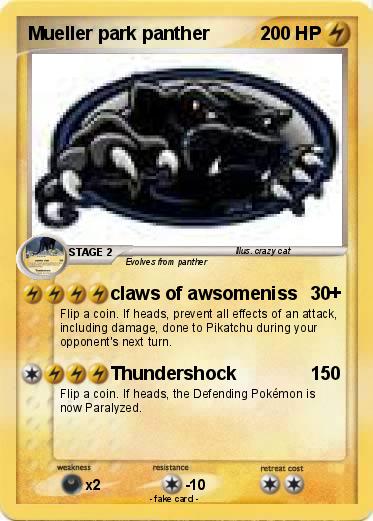 Pokemon Mueller park panther