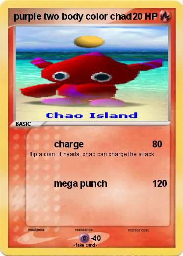 Pokemon purple two body color chao