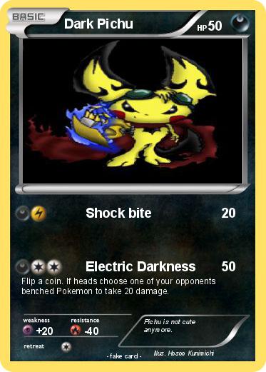 Pokemon Dark Pichu