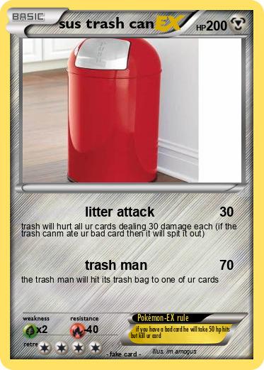 Pokemon sus trash can