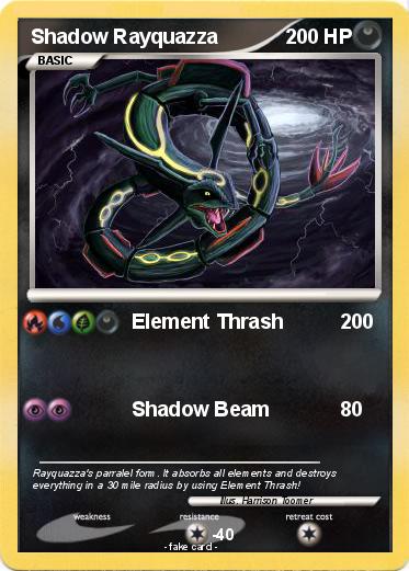 Pokemon Shadow Rayquazza