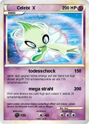 Pokemon Celebi  X