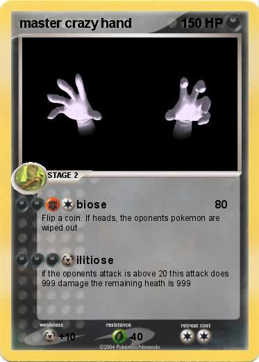Pokemon master crazy hand