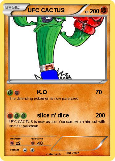 Pokemon UFC CACTUS