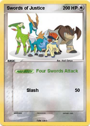 Pokemon Swords of Justice