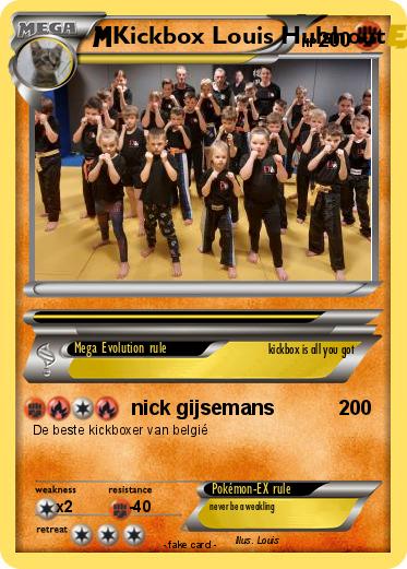 Pokemon Kickbox Louis Hulshout